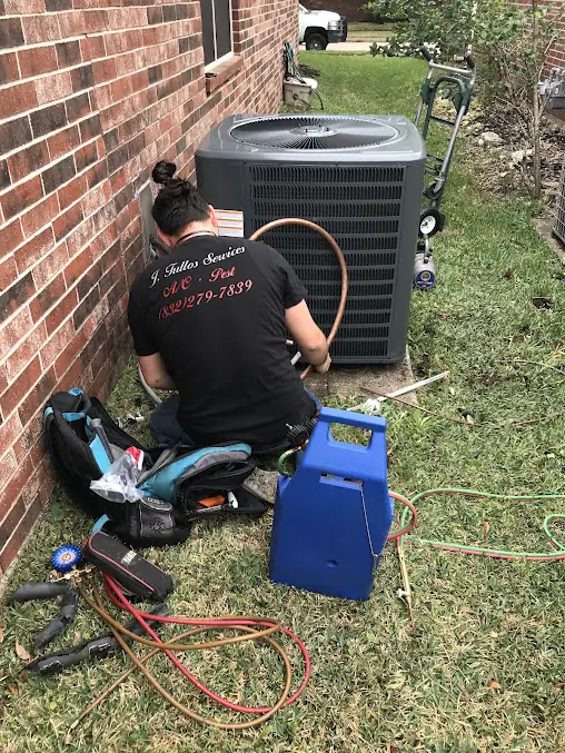J. Tullos Services air conditioning work, job 1
