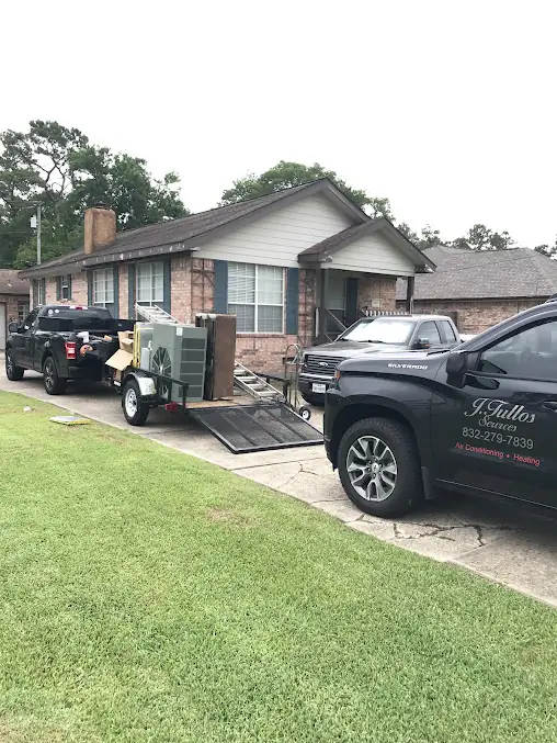 J. Tullos Services air conditioning work, job 24