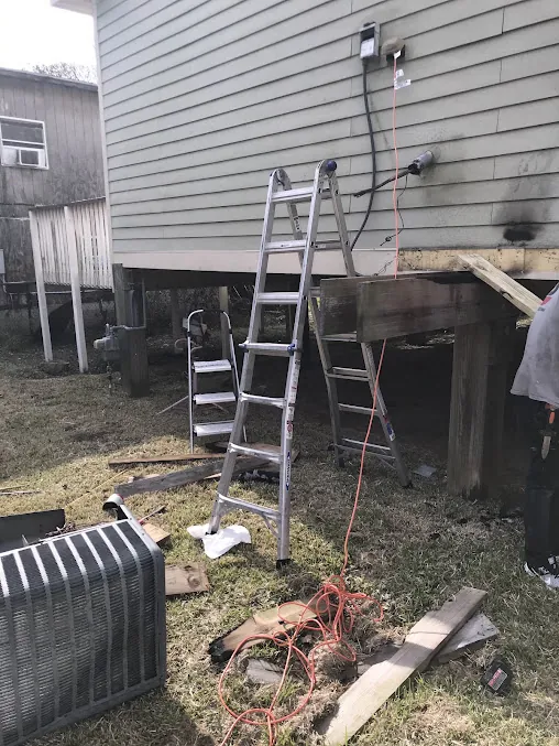 J. Tullos Services air conditioning work, job 29