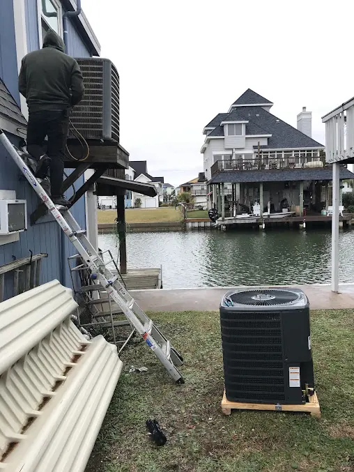 J. Tullos Services air conditioning work, job 30