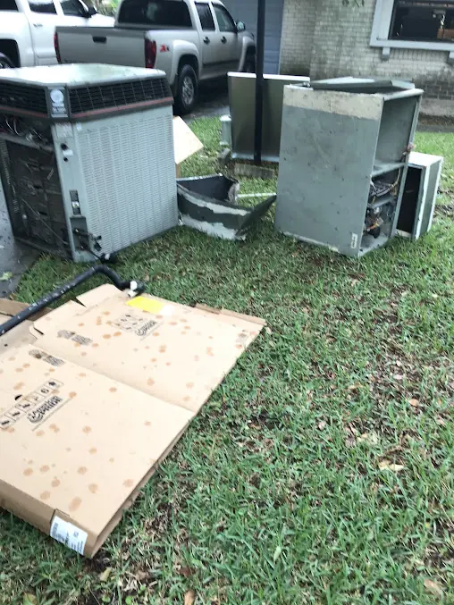 J. Tullos Services air conditioning work, job 33