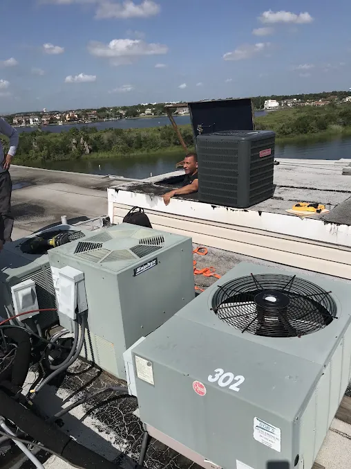 J. Tullos Services air conditioning work, job 57