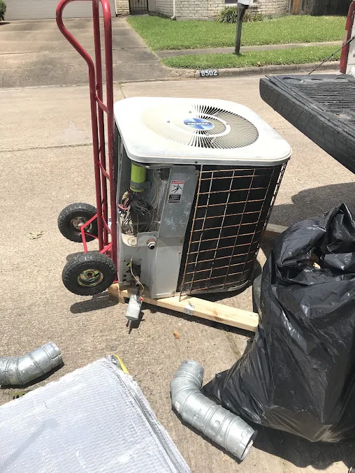 J. Tullos Services air conditioning work, job 59