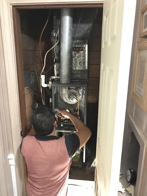 J. Tullos Services air conditioning work, job 73