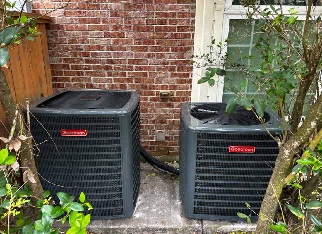 J. Tullos Services technicians working in Professional Air conditioning contractor in Brazoria County, TX