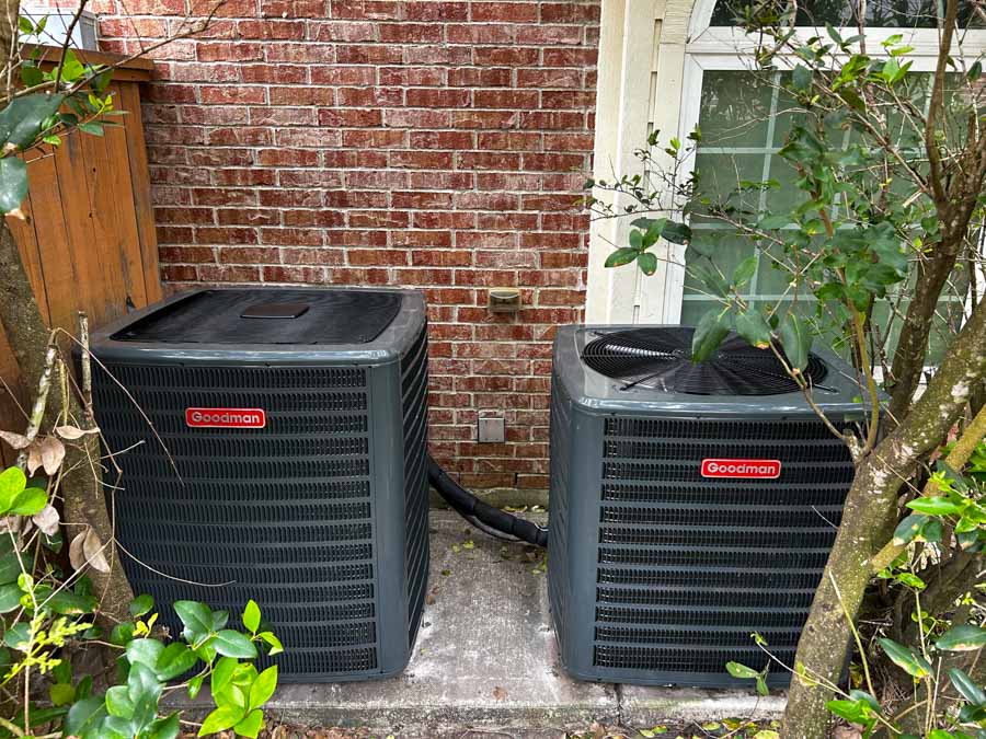 Goodman AC system replacement installed by J. Tullos Services